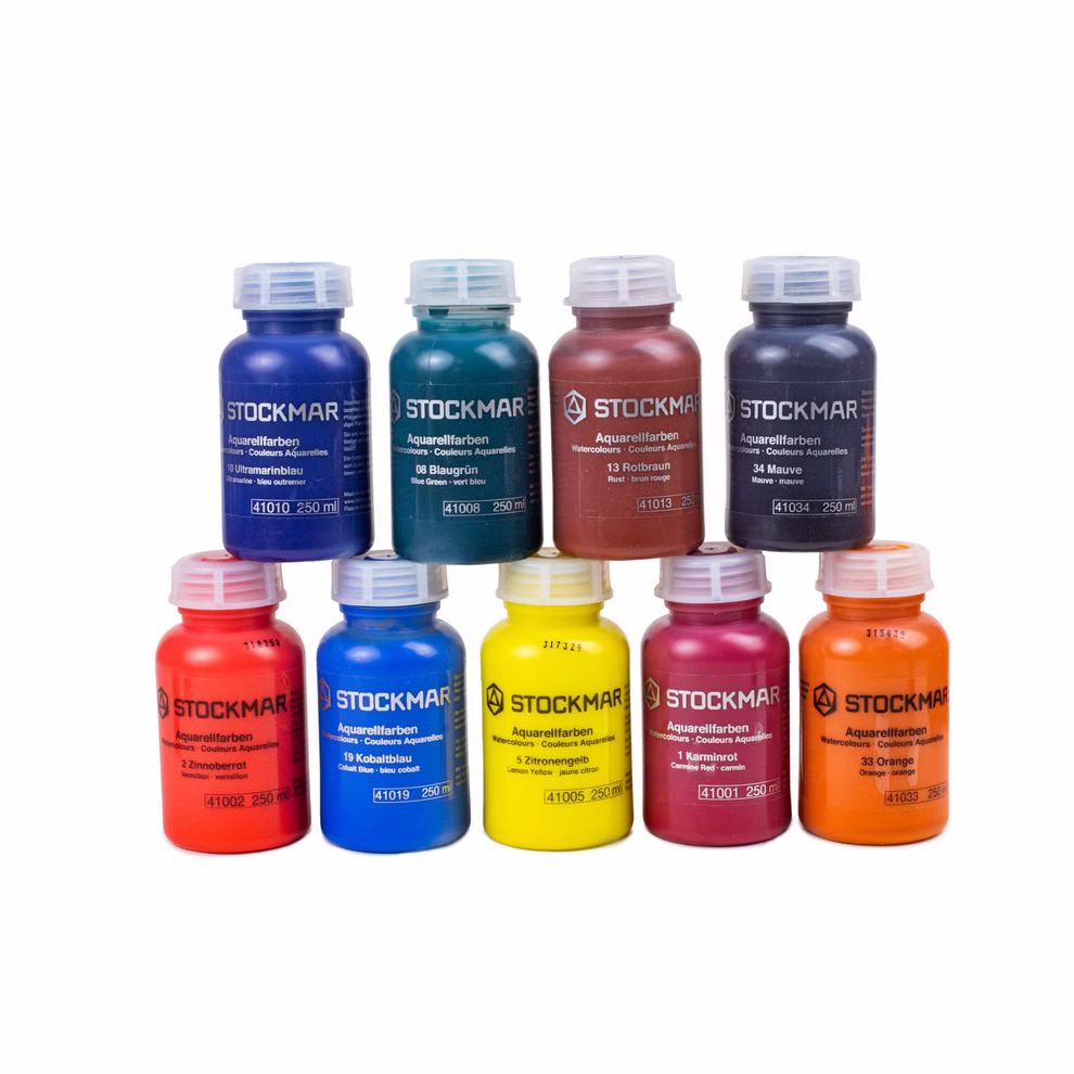 Aquarelverf, 250 ml rood Aquarelverf, 250 ml rood