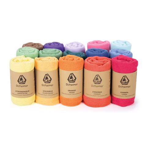 Ostheimer Cotton cloths assorted, 15 pieces
