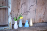 Branch vase cream white