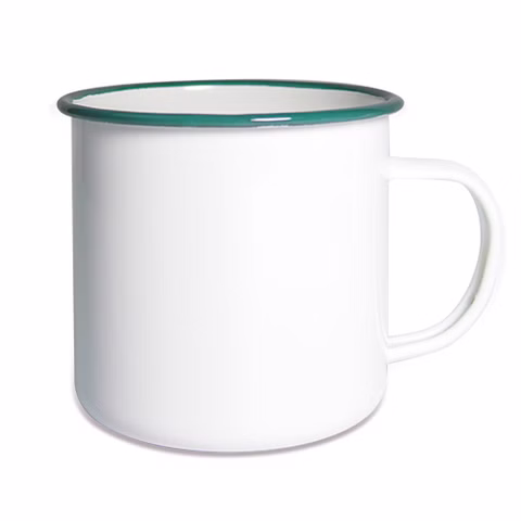 Tasse en émail ocean, 360 ml 