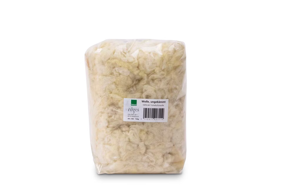 Ruwe wol, onverzorgd Ruwe wol, onverzorgd