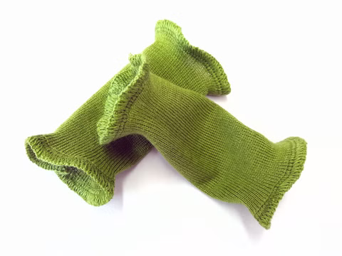 Wool/silk arm warmers