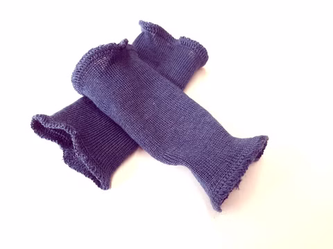 Armstulpen aus Wolle/Seide