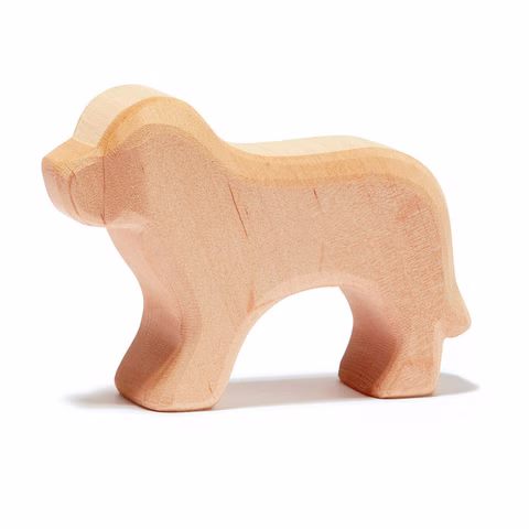Cane di legno naturale