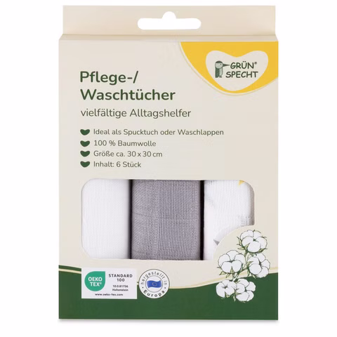 Care/Wash Cloths Taupe