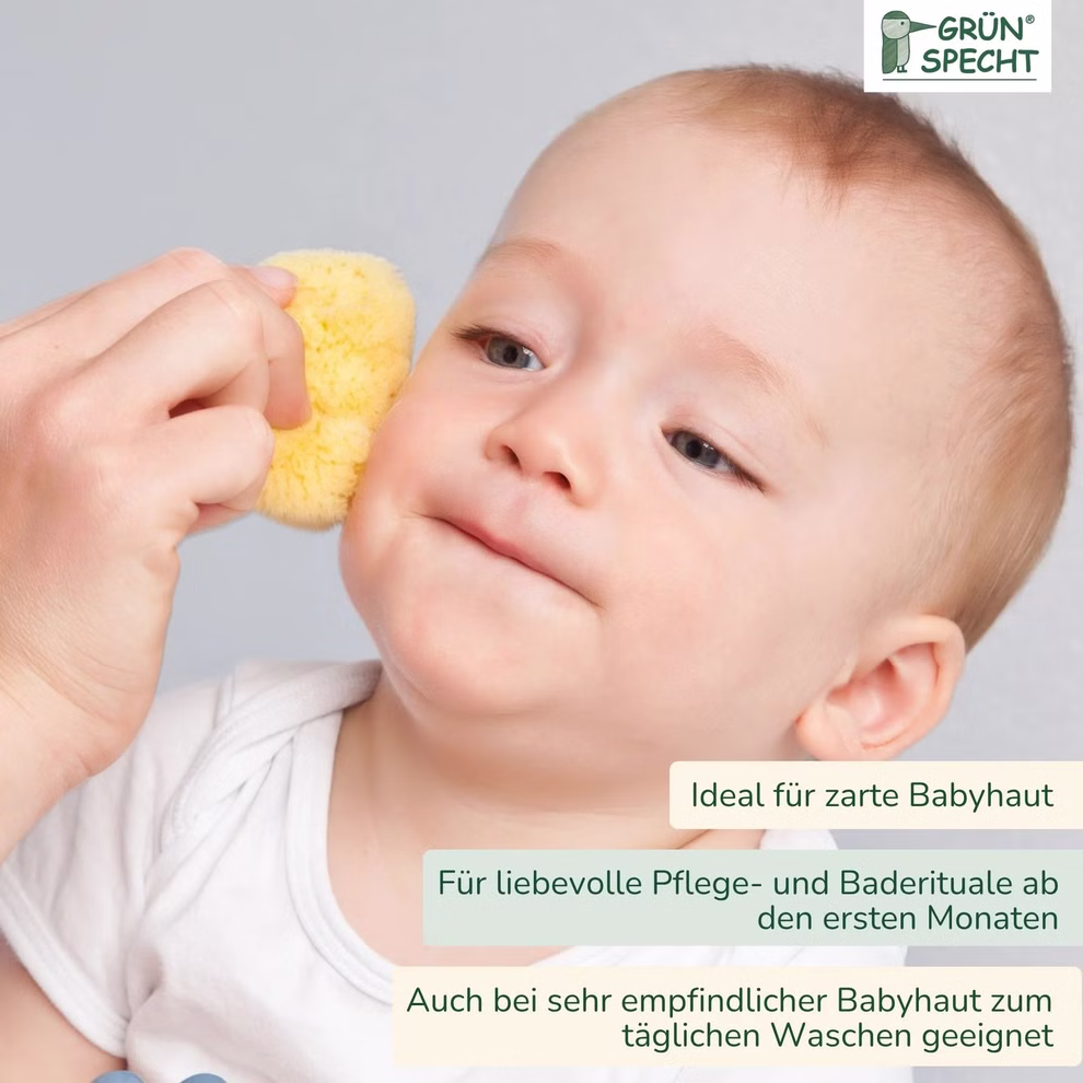 Baby-Naturschwamm, Zimocca-Schwamm Baby-Naturschwamm, Zimocca-Schwamm