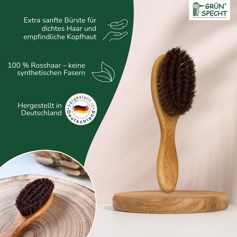 Babybürste aus Rosshaar Babybürste aus Rosshaar