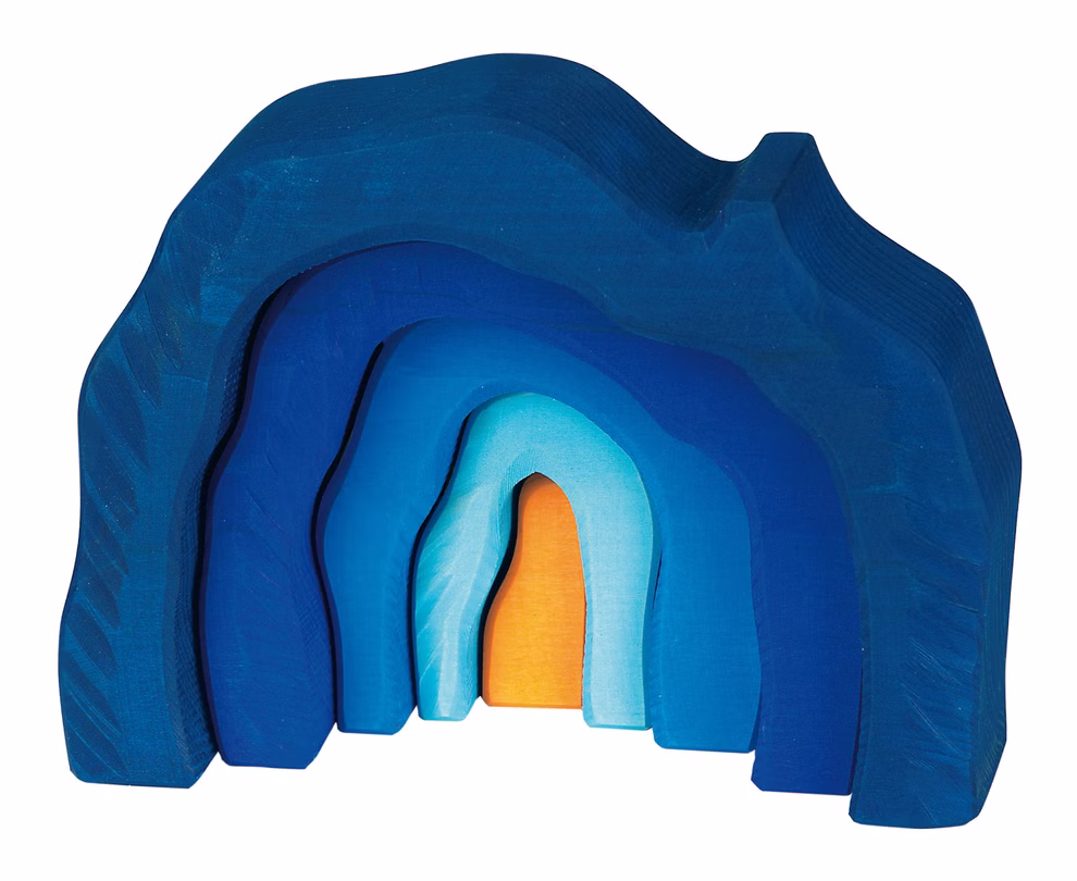Cave Set, 5 pieces, Blue Cave Set, 5 pieces, Blue
