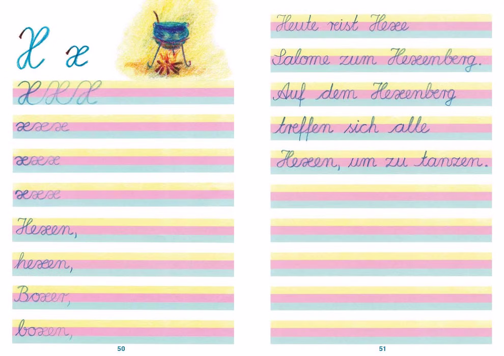 Lautgetreues Lesebuch Schreibschriftschreiben mit Salome Band 1 und 2_19209 Schreibschriftschreiben mit Salome