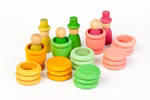 Grapat Wooden Toy Spring Set Grapat Wooden Toy Spring Set