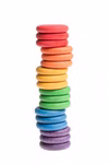 Grapat wooden toy 18 discs, coloured