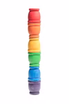 Grapat wooden toy 6 cups, coloured