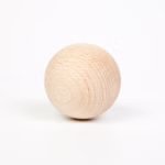Grapat wooden toy 6 balls, nature