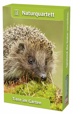 Naturquartett Tiere im Garten