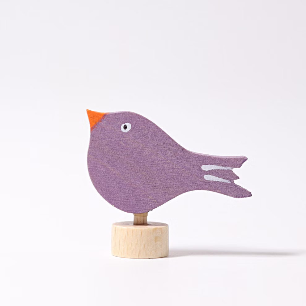 Figura de enchufe de Grimm, pájaro sentado Figura de enchufe de Grimm, pájaro sentado