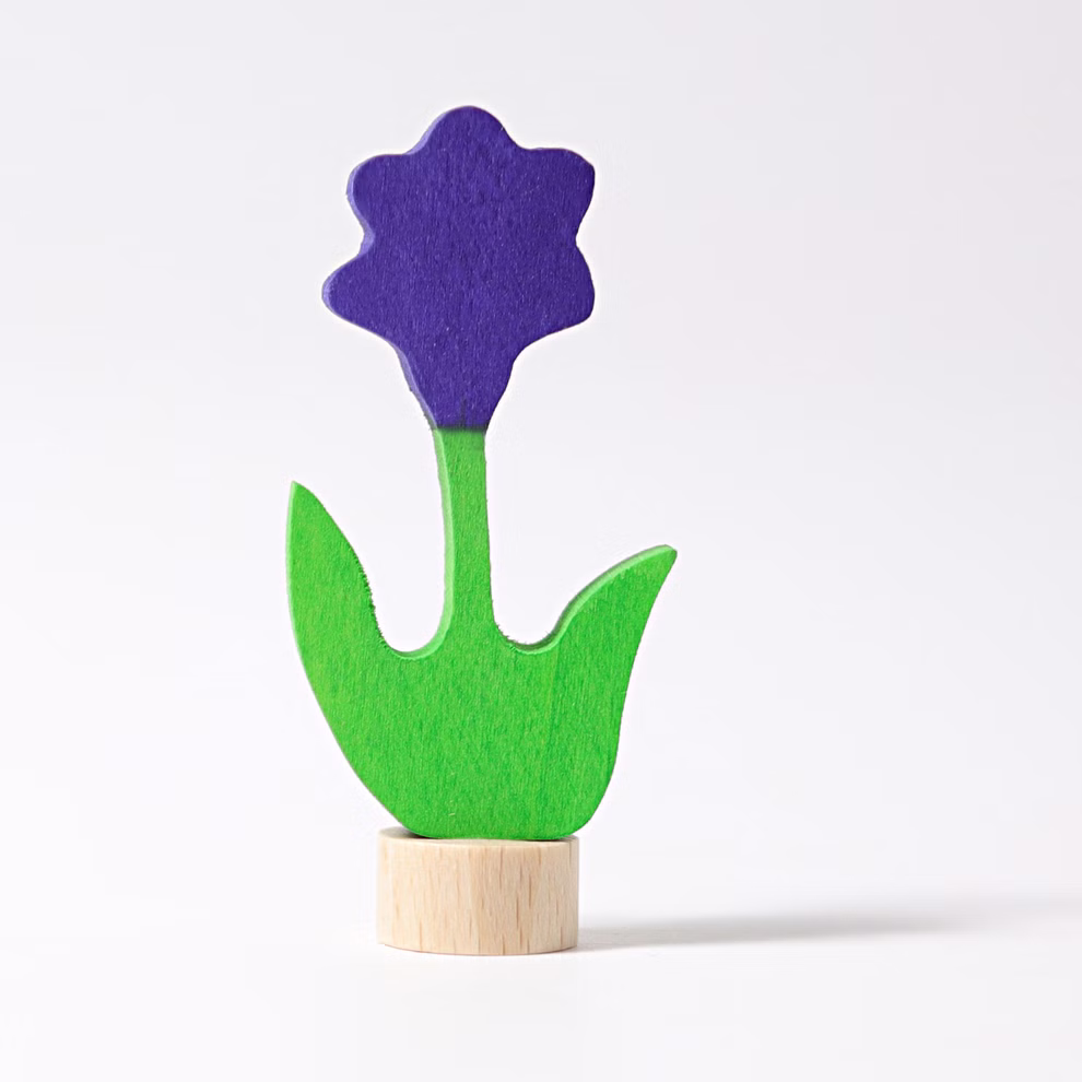 Grimm`s plug figure purple flower Grimm`s plug figure purple flower