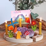Grimm`s stokfiguur herfstdwerg