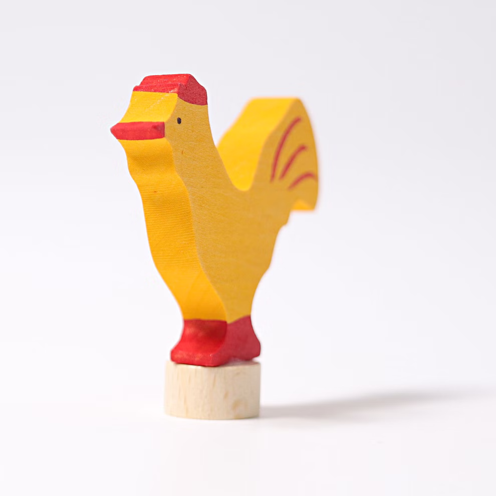 Figura de enchufe Grimm`s gallo amarillo Figura de enchufe Grimm`s gallo amarillo