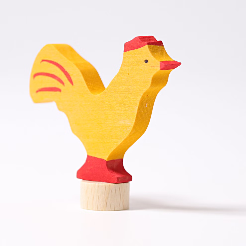 Figura de enchufe Grimm`s gallo amarillo Figura de enchufe Grimm`s gallo amarillo