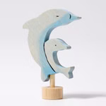 Grimm`s plug figure two dolphins Grimm`s plug figure two dolphins