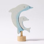 Grimm`s plug figure two dolphins Grimm`s plug figure two dolphins