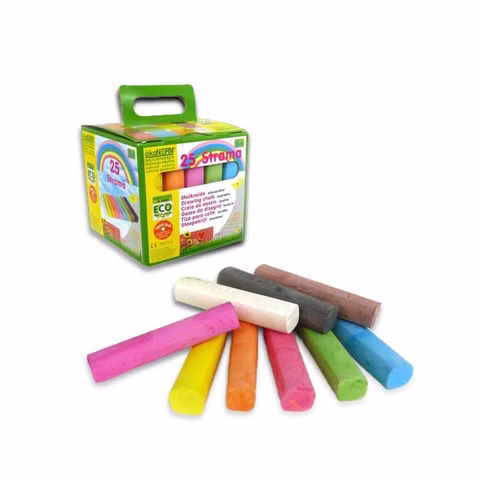 Pastello da strada, 25 pastelli in 9 colori 
