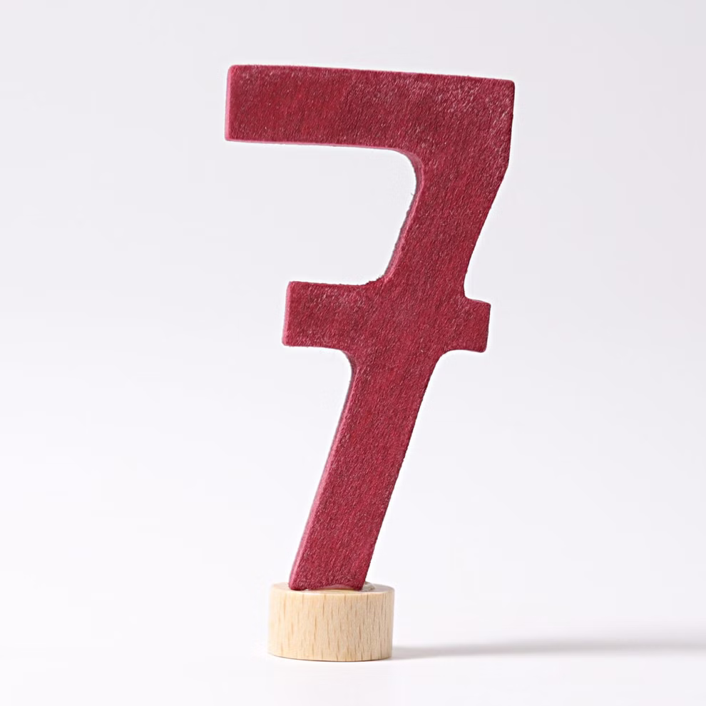 Grimms Birthday Plug Numbers 7