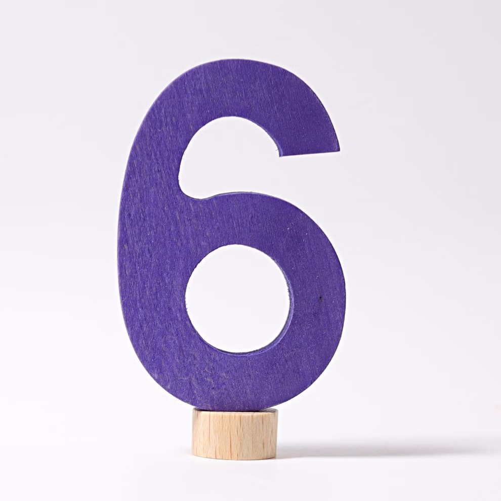 Grimms Birthday Plug Numbers 6