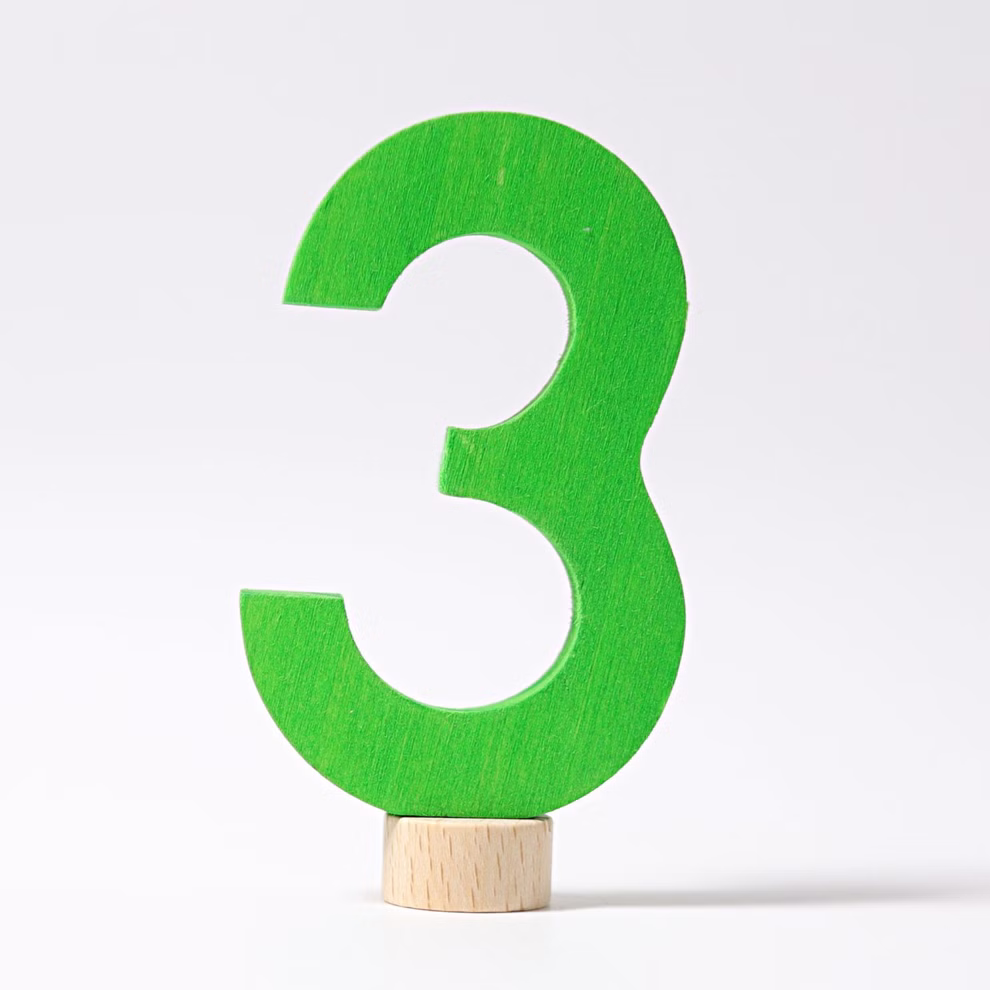 Grimms Birthday Plug Numbers 3