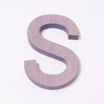 Grimms letters made of wood S Grimms letters made of wood S