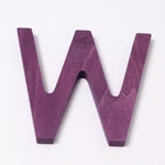 Grimms letters made of wood W