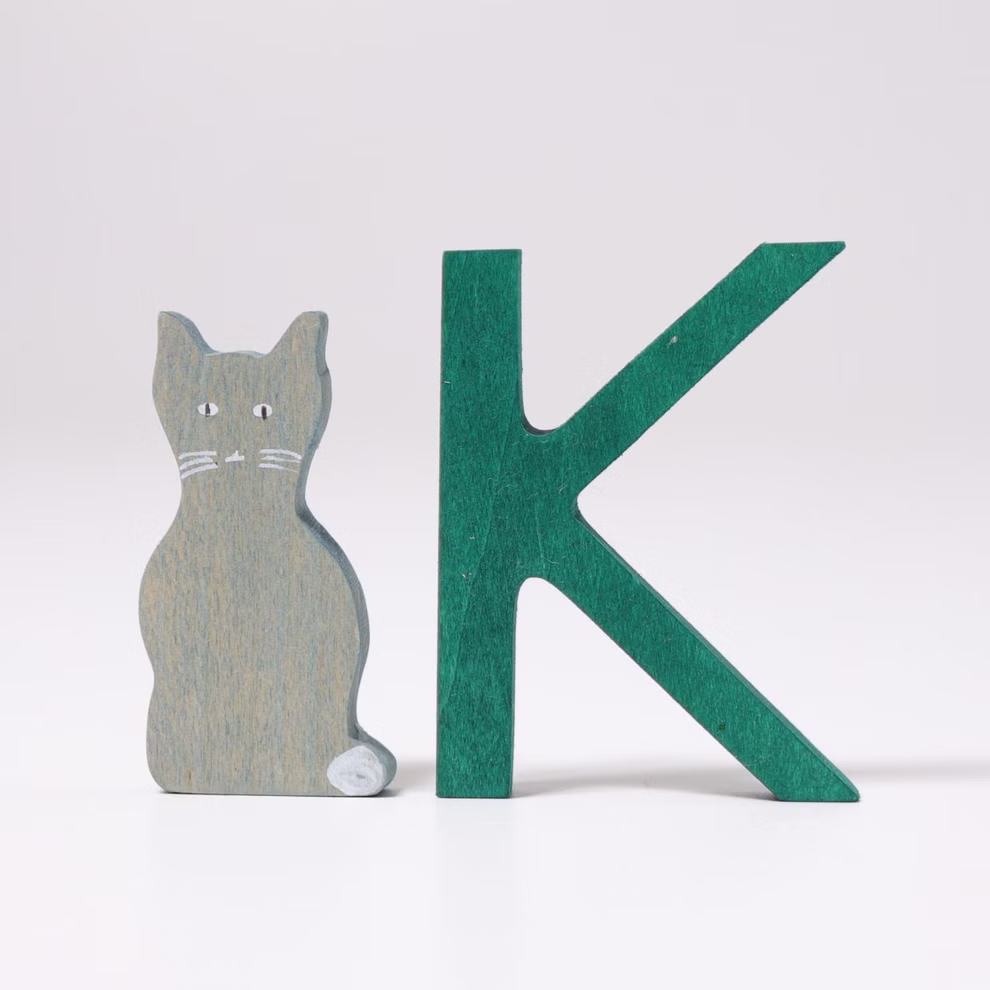 Grimms lettere in legno K Grimms lettere in legno K