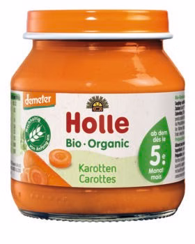 Tarros de zanahorias Holle Demeter