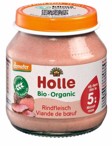 Tarros de carne de vacuno Holle Demeter