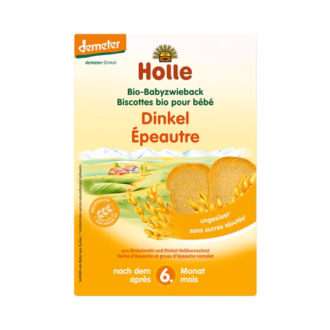 Holle Demeter Snack - Pan de Espelta para Bebés
