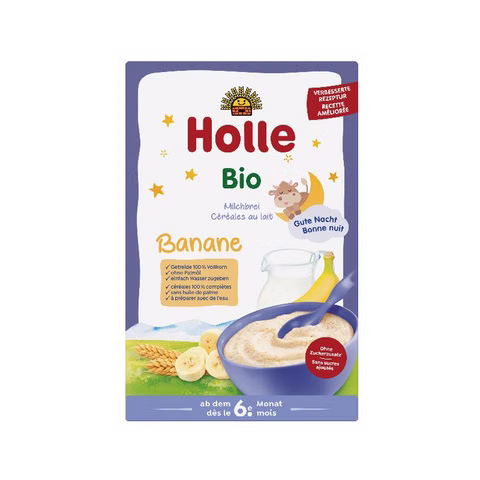 Holle Bouillie de lait bio à la banane