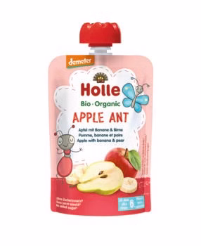 Holle Demeter Pouchy Apple Ant - Apple, Banana with Pear