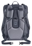 Der Deuter Schulrucksack Cotogy schwarz 26 l zeigt sich in der Rückenansicht mit gepolsterten belüfteten Schultergurten einem Brustgurt einem Hüftgurt und einem Netz-Rückenteil für Komfort und Halt.