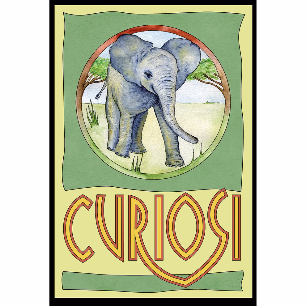 Curiosi Mini Puzzle 14 verschiedene Motive_20668 Elefant Mini Puzzle Elefant