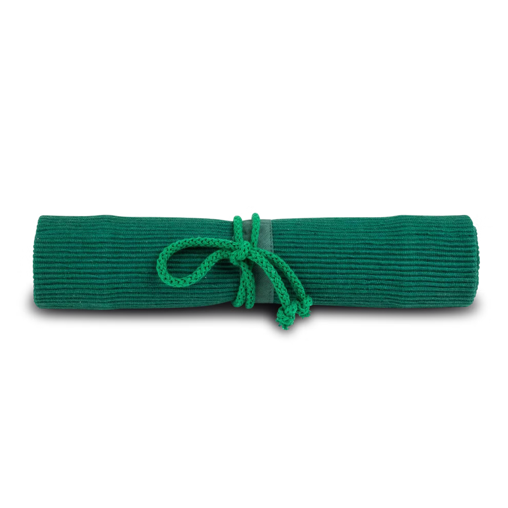 Astuccio avvolgibile per matite verde, 12s Astuccio avvolgibile per matite verde, 12s