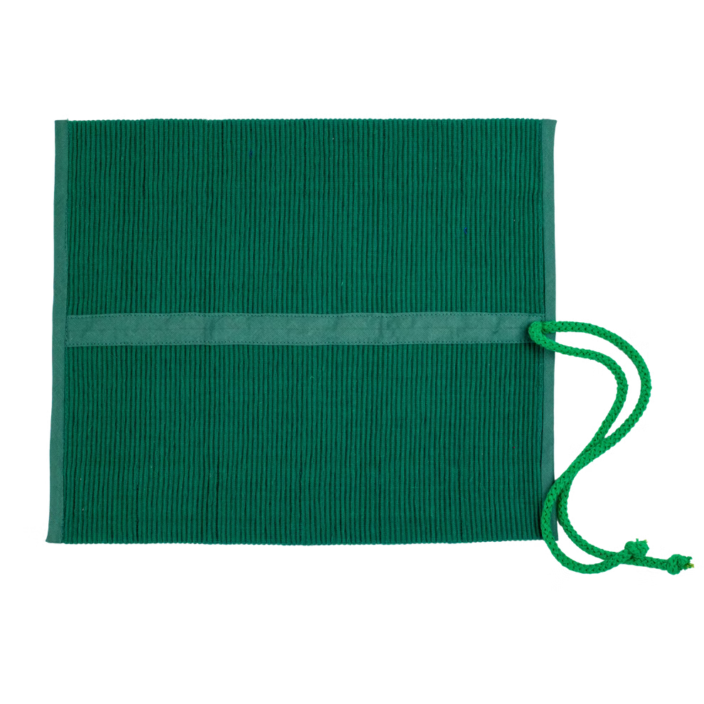 Astuccio avvolgibile per matite verde, 12s Astuccio avvolgibile per matite verde, 12s