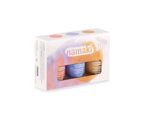 Nagellak Set van 3 Zilver, Mauve, Cherry