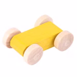 Wooden racing car