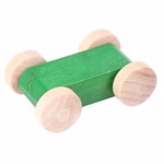 Wooden racing car
