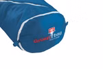 Children's sleeping bag with wool filling green