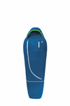 Children's sleeping bag with wool filling green