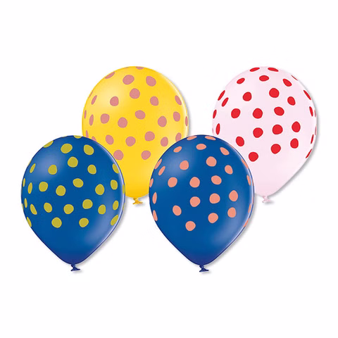 Ballonnen met stippen