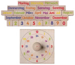 Wooden Stamp Time and Calendar Wooden Stamp Time and Calendar