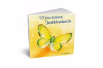 Oberste Brink Mein kleines Insektenbuch Loes Botman_23367 Mein kleines Insektenbuch Loes Botman von Oberste Brink ist ein Pappbilderbuch für Kinder mit einem gelb-grünen Schmetterling auf einem gelb gepunkteten Hintergrund.