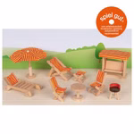 Doll's house garden furniture